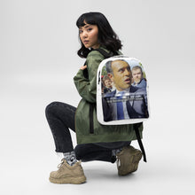 Load image into Gallery viewer, VIVEK STOP BEING RACIST AND FUNDING GENOCIDE BACK TO SCHOOL BACKPACK