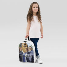 Load image into Gallery viewer, VIVEK STOP BEING RACIST AND FUNDING GENOCIDE BACK TO SCHOOL BACKPACK