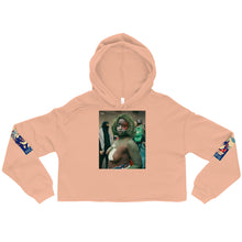 Load image into Gallery viewer, FREE PALESTINE FUCK YOU Crop Hoodie