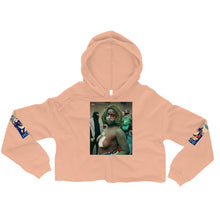 Load image into Gallery viewer, FREE PALESTINE FUCK YOU Crop Hoodie
